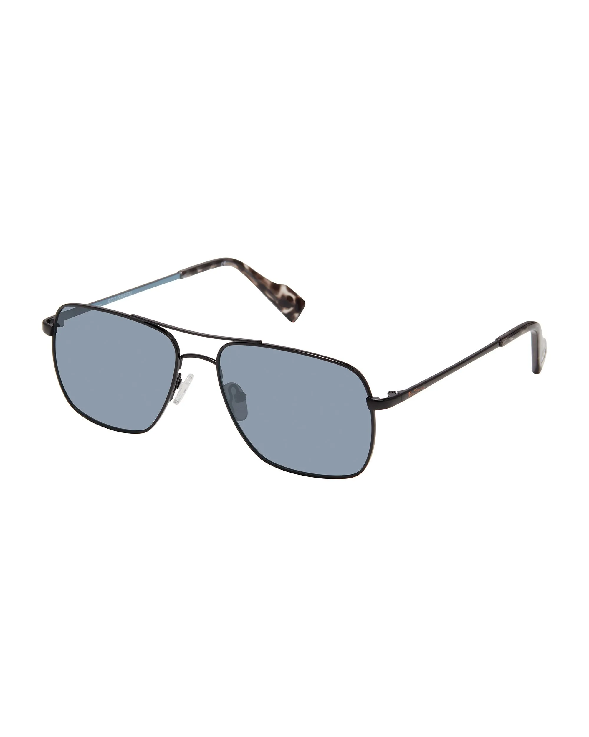 Stephen Eco-Green Sunglasses - Matte Black/Flash Grey sold by Ben Sherman