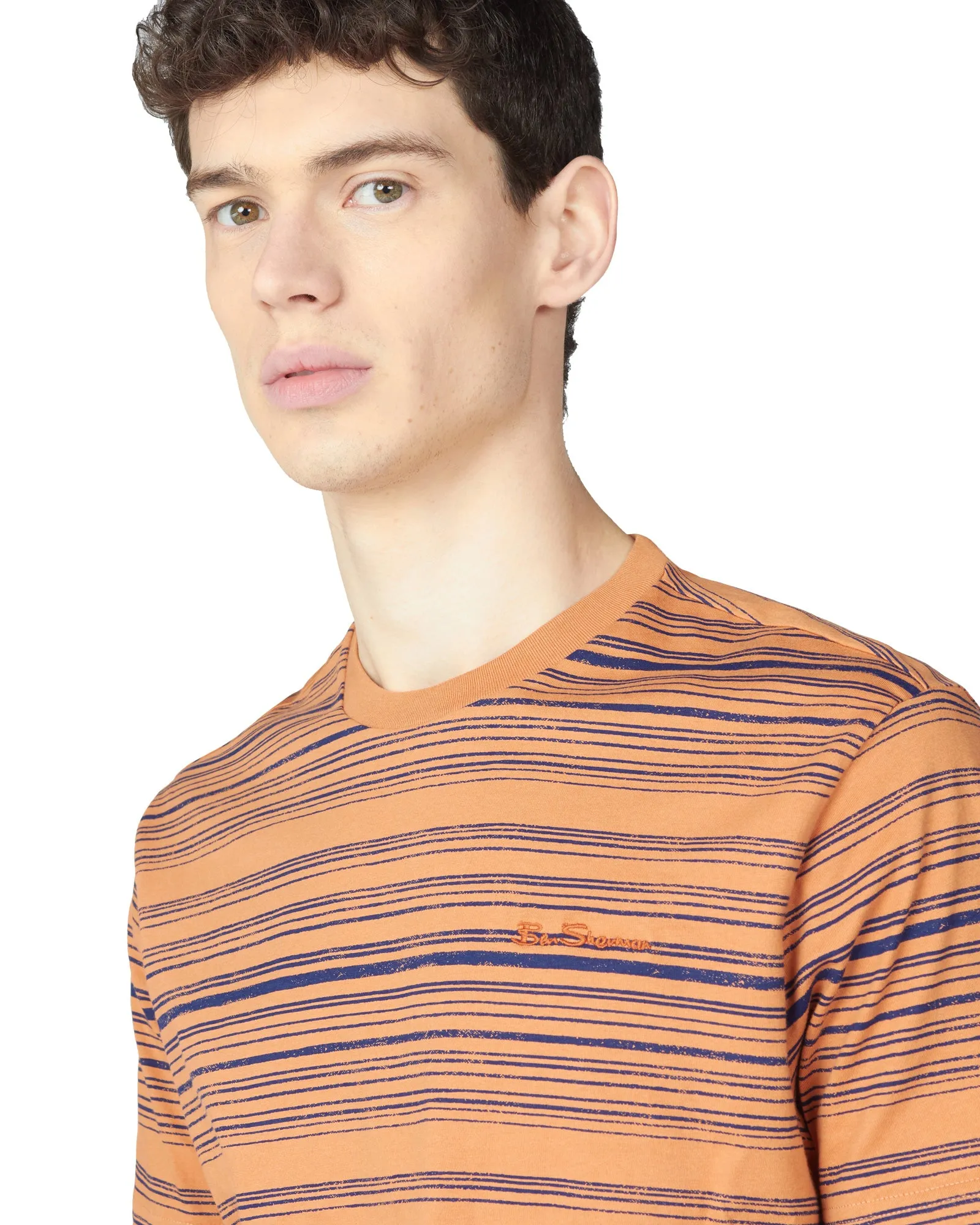 Distressed-Print Tee - Anise sold by Ben Sherman product image thumbnail 3