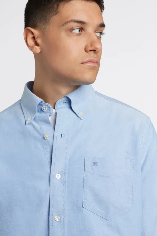Brighton Oxford Organic Shirt - Pale Blue sold by Ben Sherman