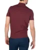 Zip Turtleneck Knit Polo Shirt - Wine sold by Ben Sherman