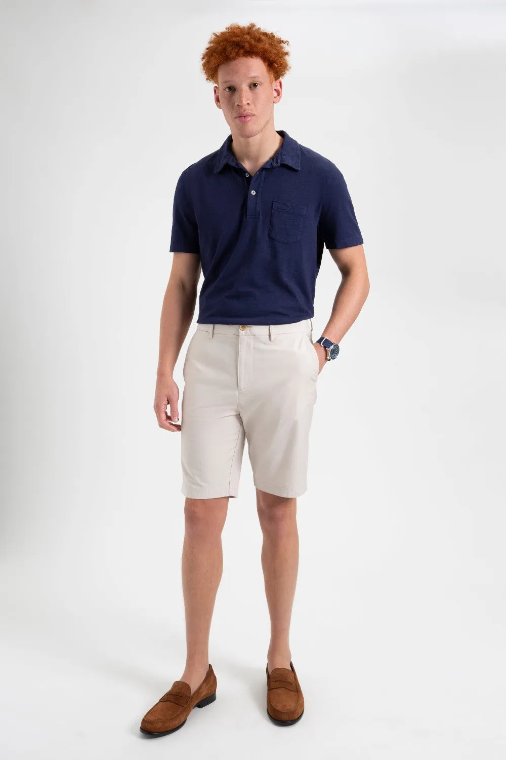 Everyday Slim Fit Chino Short - Putty sold by Ben Sherman product image thumbnail 5