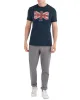 Union Jack Slice Graphic Tee - Navy sold by Ben Sherman