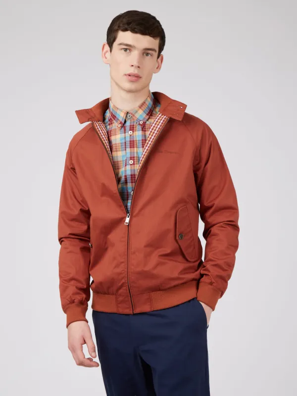 Signature Harrington Jacket - Brick Red sold by Ben Sherman
