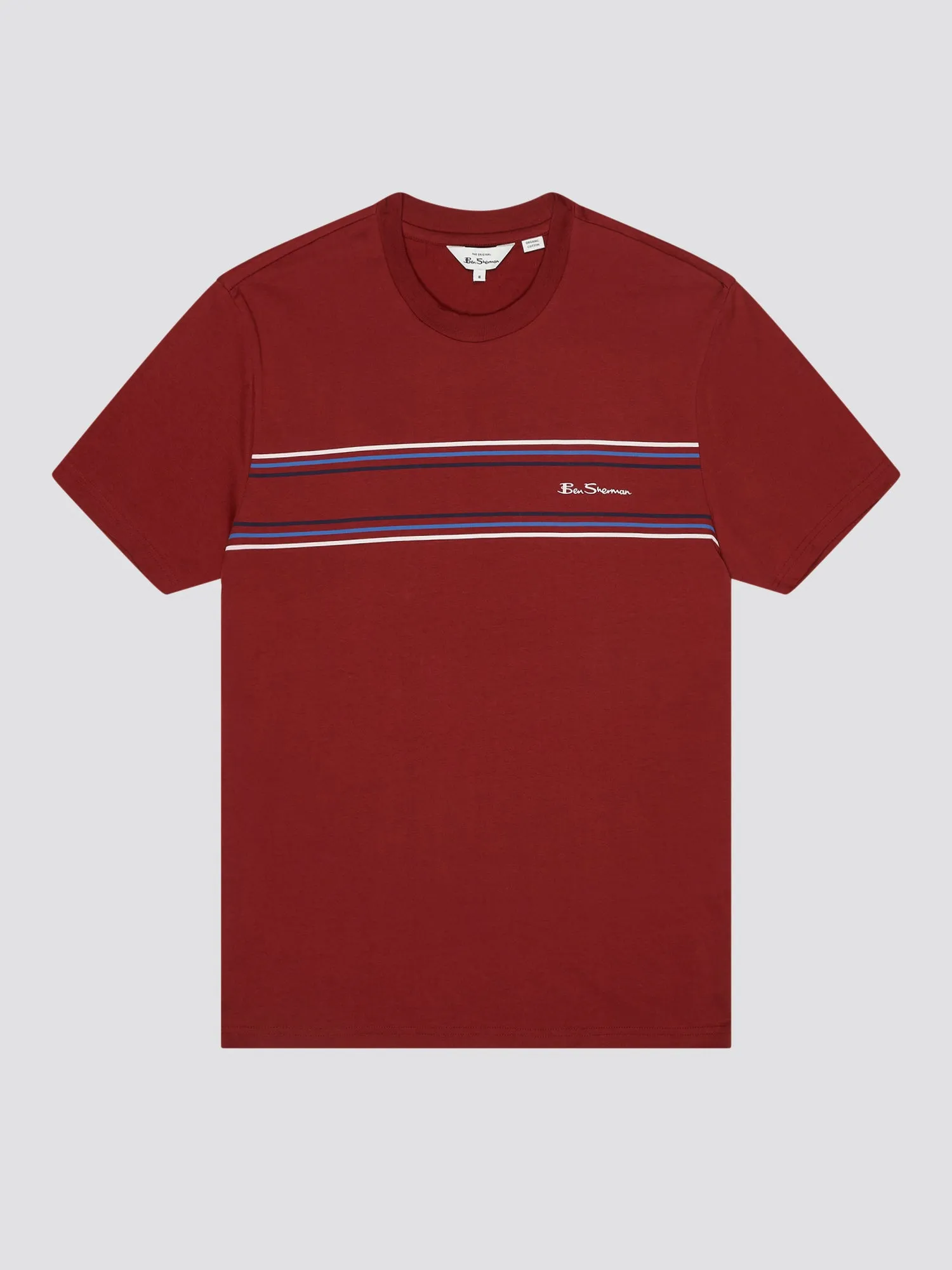 Chest Stripe Logo Tee - Red sold by Ben Sherman product image thumbnail 5