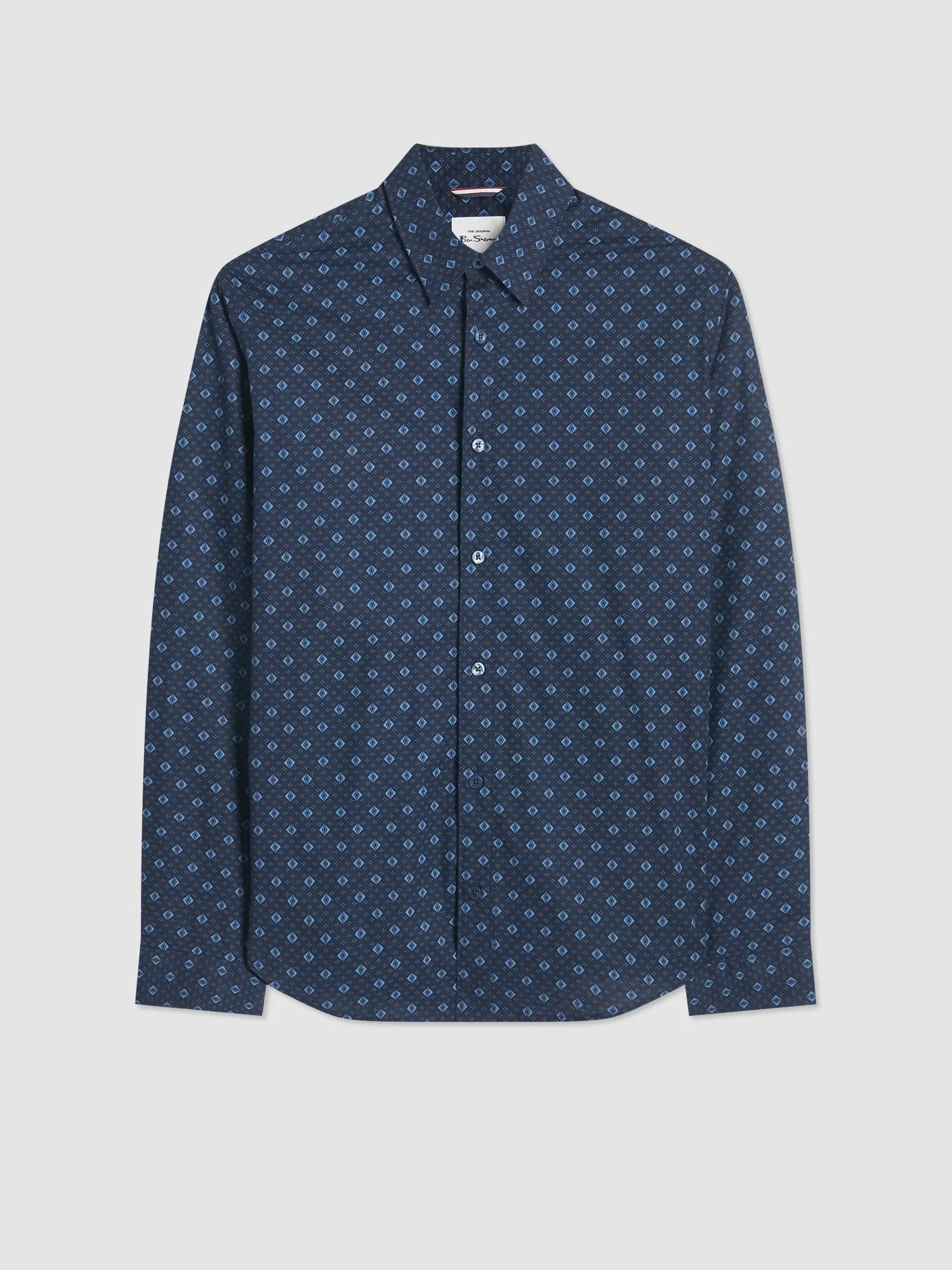 Signature Geo Print Shirt - Midnight sold by Ben Sherman product image thumbnail 2