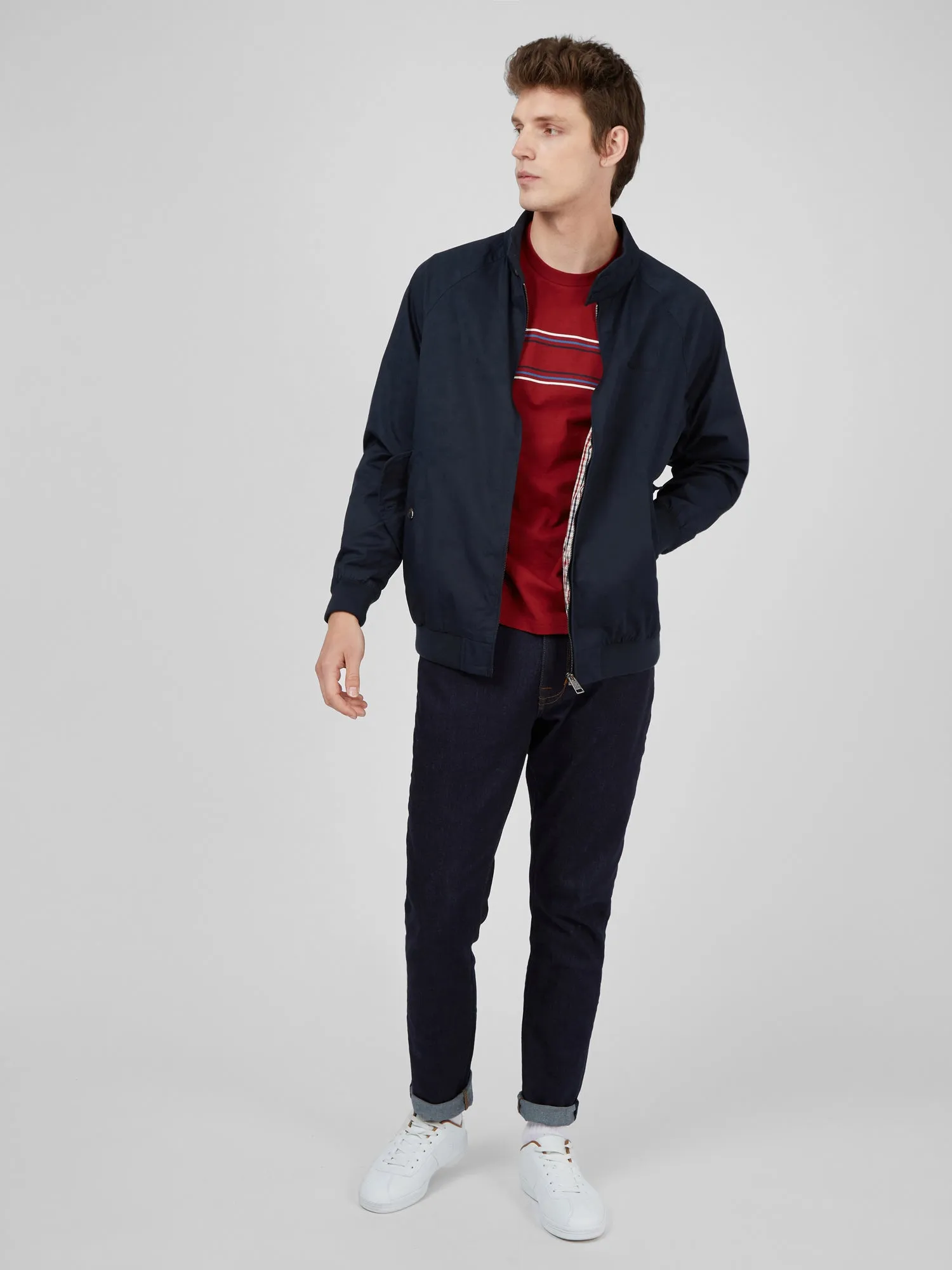 Chest Stripe Logo Tee - Red sold by Ben Sherman product image thumbnail 4