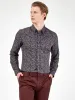 Long-Sleeve Multi-Color Floral Shirt - Midnight sold by Ben Sherman