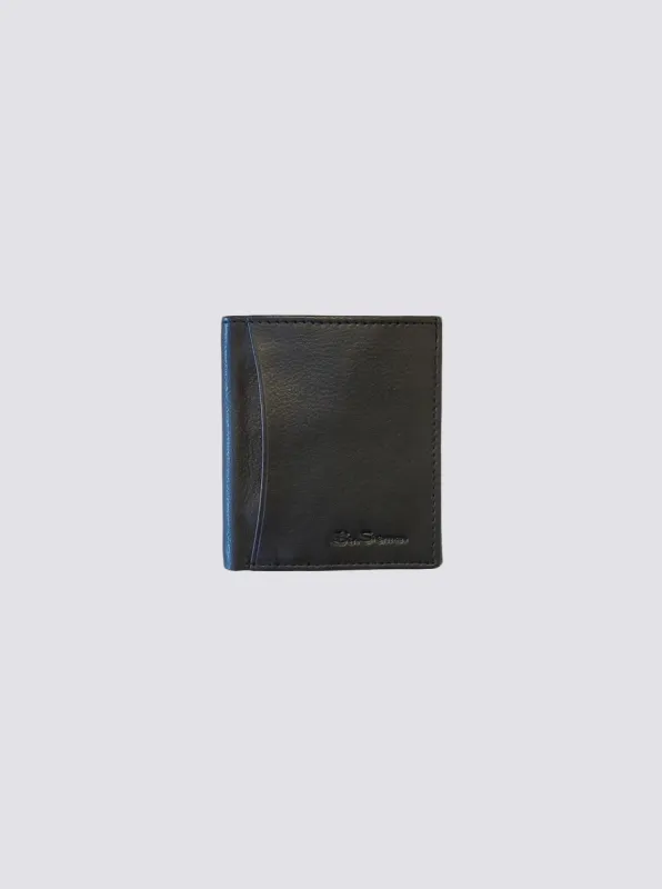 Arden Leather Micro Wallet - Black sold by Ben Sherman
