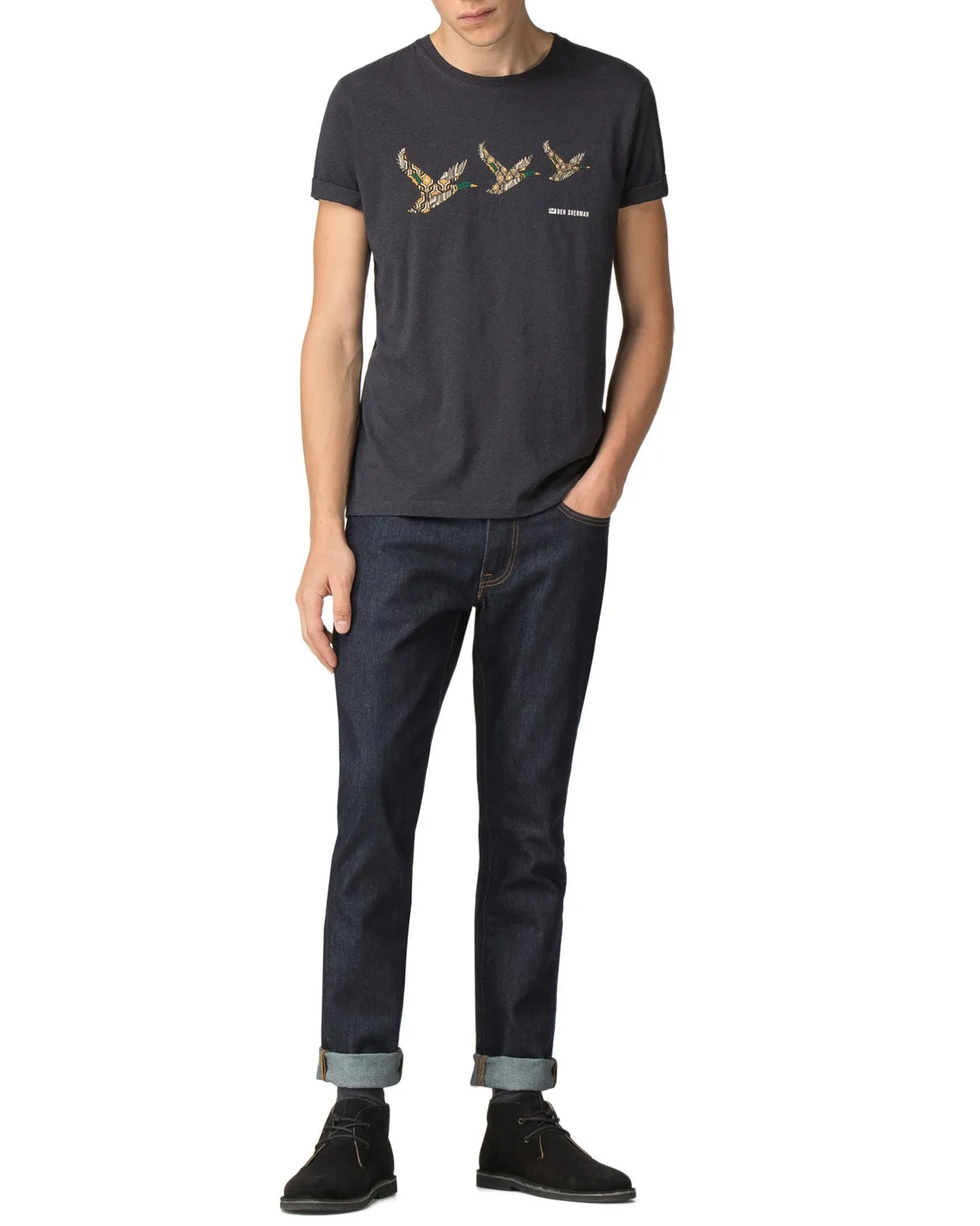 Triple Duck Graphic Tee - Black sold by Ben Sherman product image thumbnail 5