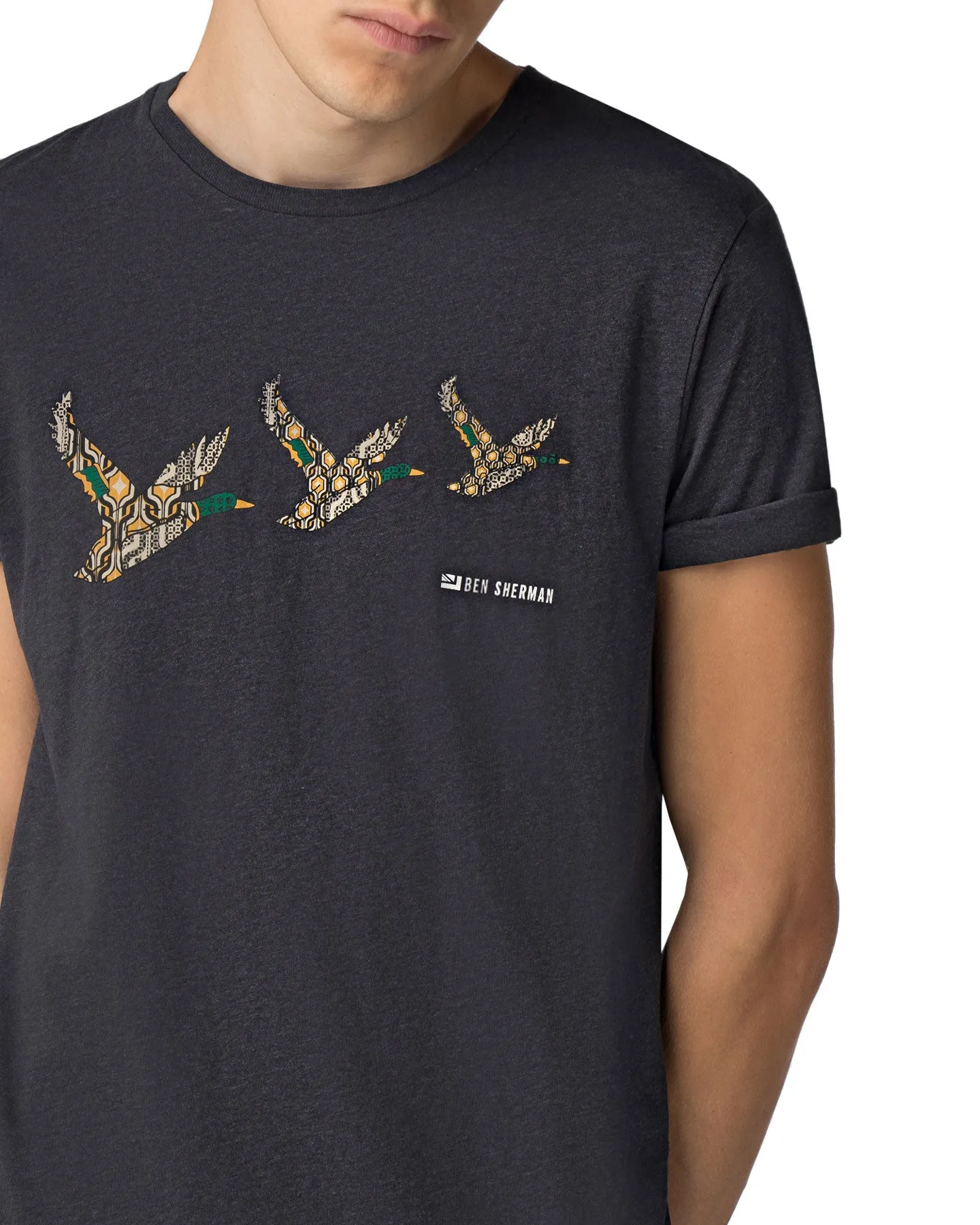 Triple Duck Graphic Tee - Black sold by Ben Sherman product image thumbnail 2