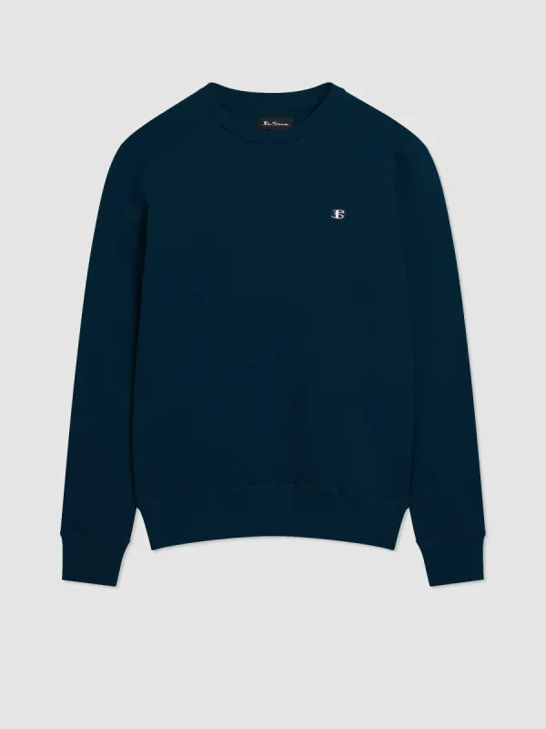 B by Ben Sherman Crewneck Sweatshirt - Marine made by Ben Sherman
