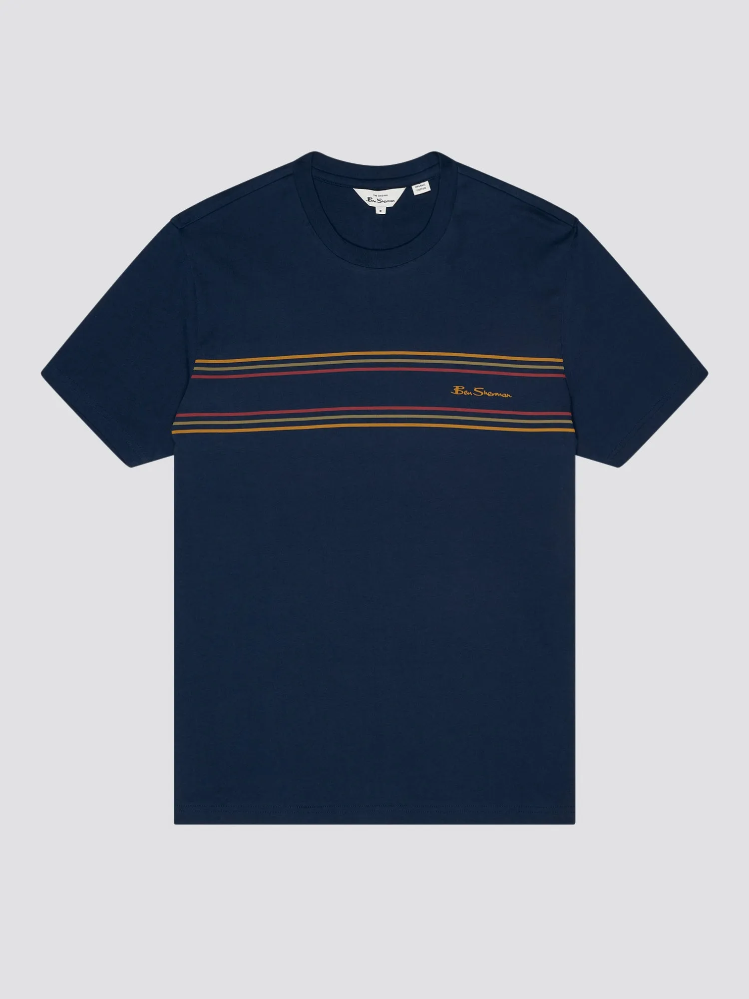 Chest Stripe Logo Tee - Marine sold by Ben Sherman product image thumbnail 5