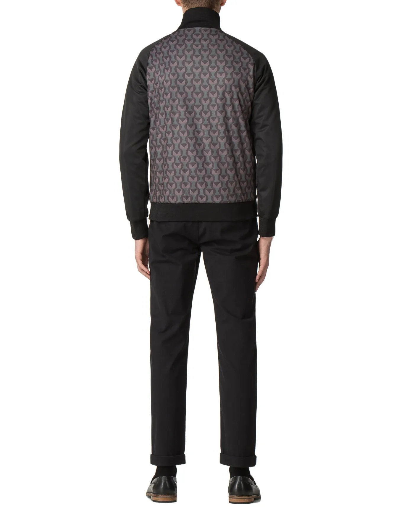 Printed Owl Track Jacket - Black sold by Ben Sherman product image thumbnail 3