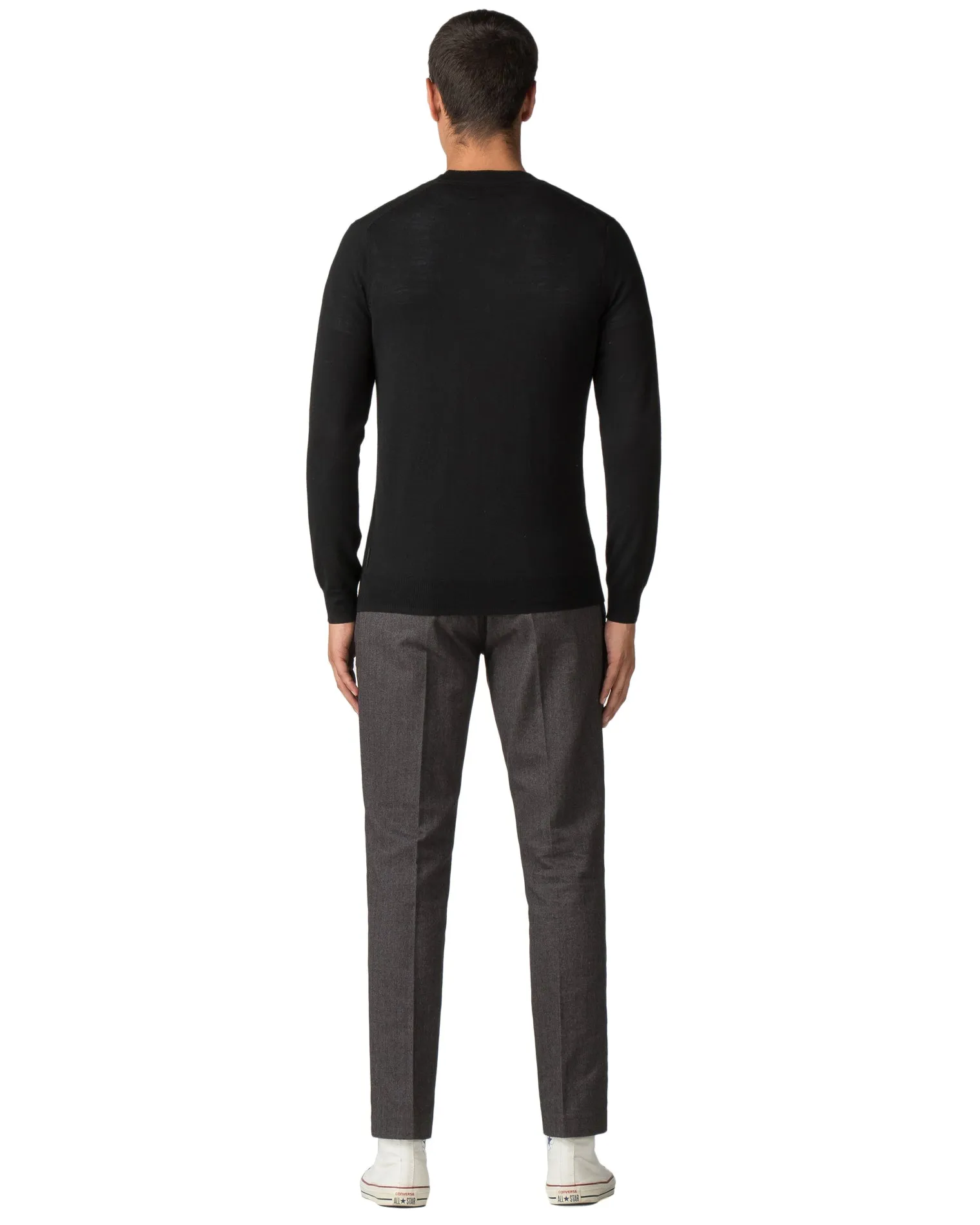 Merino Cardigan Sweater - True Black sold by Ben Sherman product image thumbnail 5