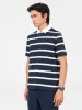 Bretton Stripe Rugby Knit Polo sold by Ben Sherman