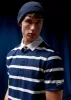 Bretton Stripe Rugby Knit Polo sold by Ben Sherman