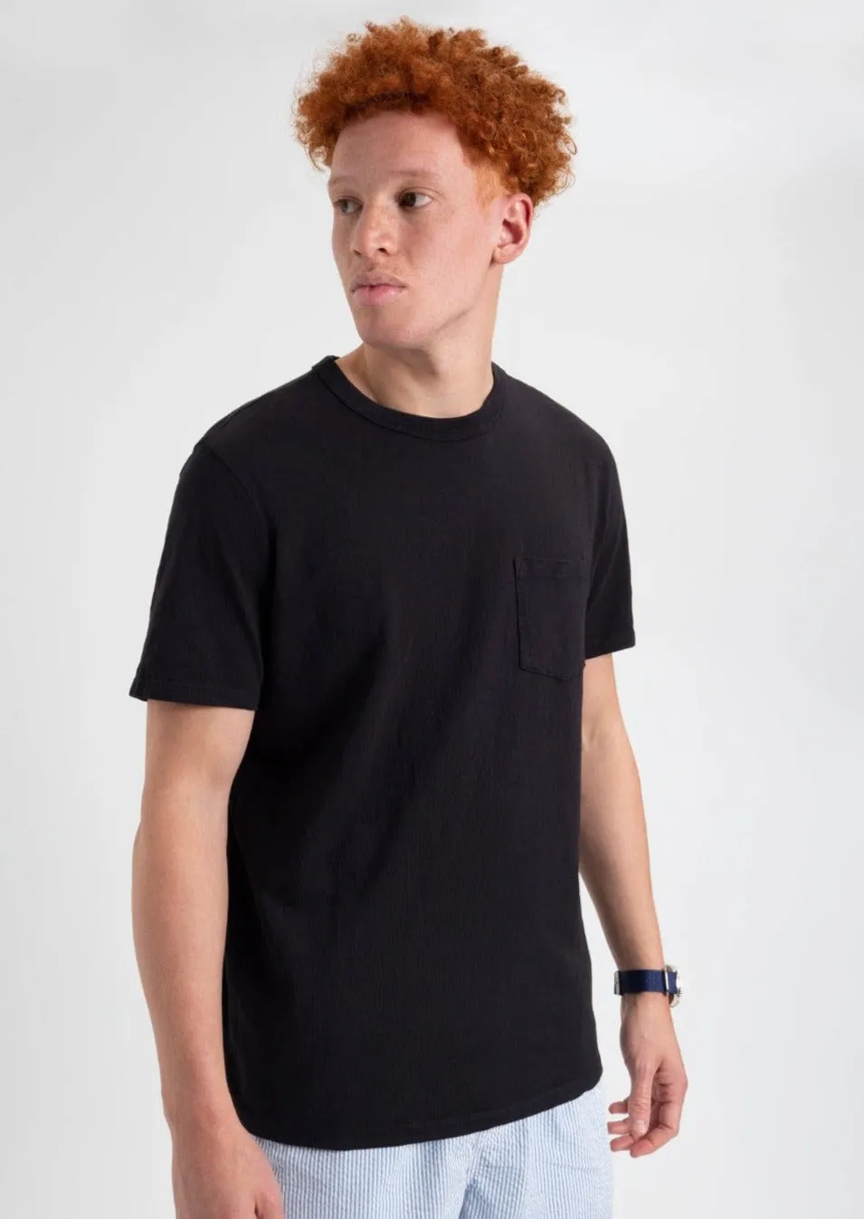 Garment Dye Beatnik T-Shirt - Black sold by Ben Sherman