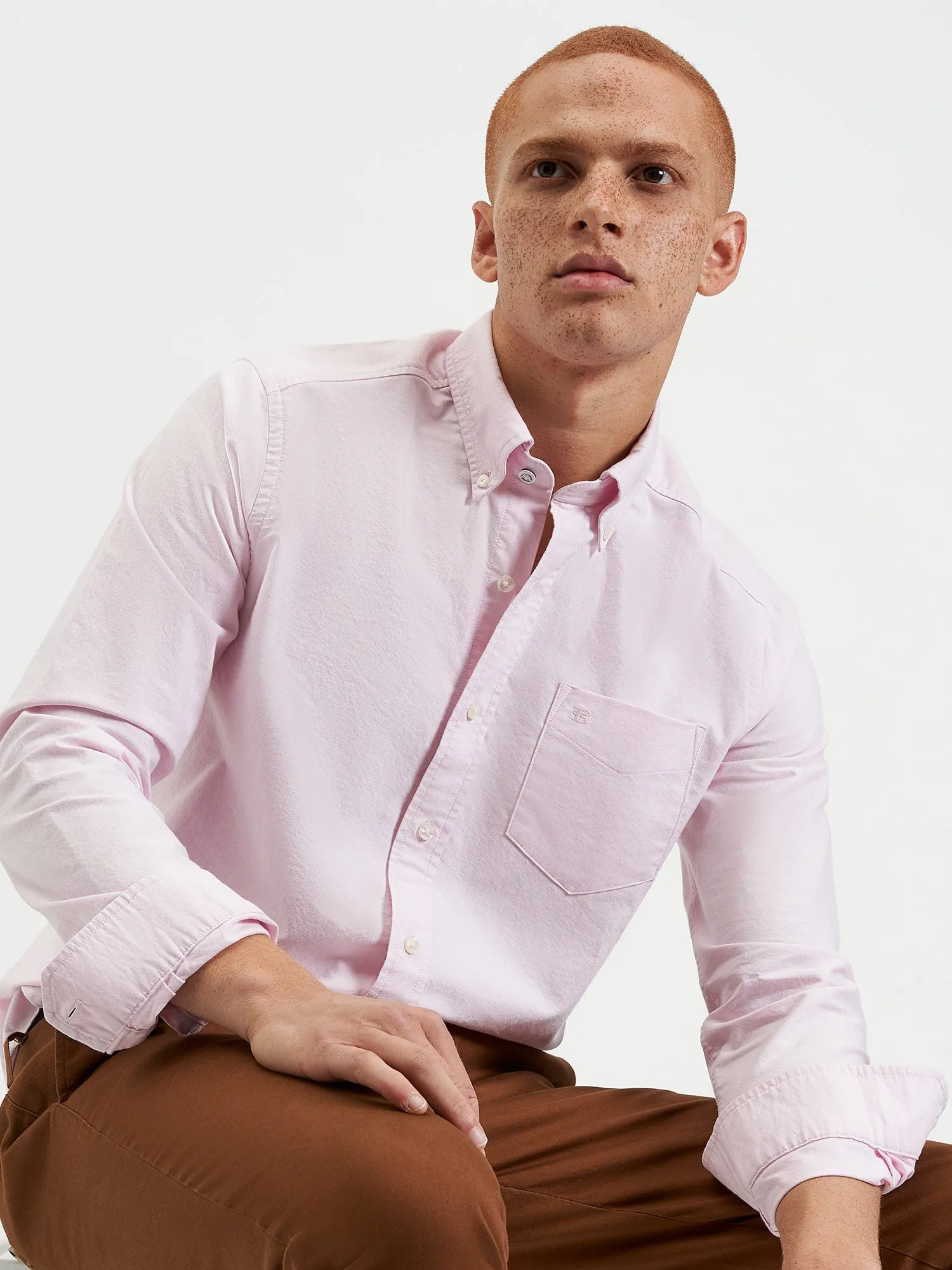 Brighton Oxford Organic Shirt - Dusty Pink sold by Ben Sherman product image thumbnail 2