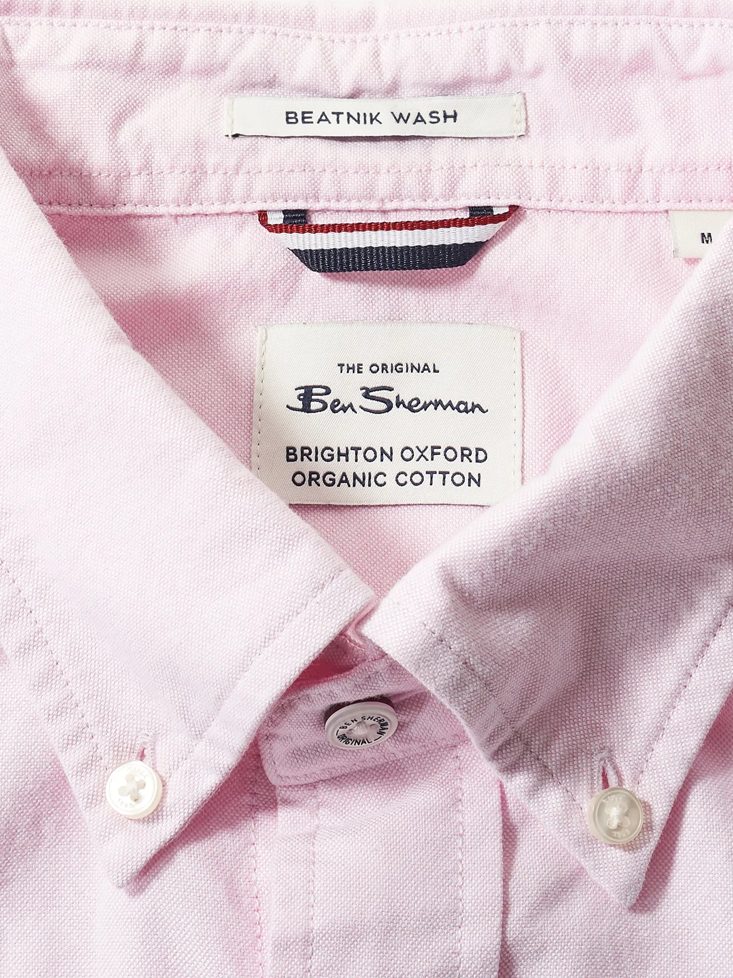 Brighton Oxford Organic Shirt - Dusty Pink sold by Ben Sherman product image thumbnail 3