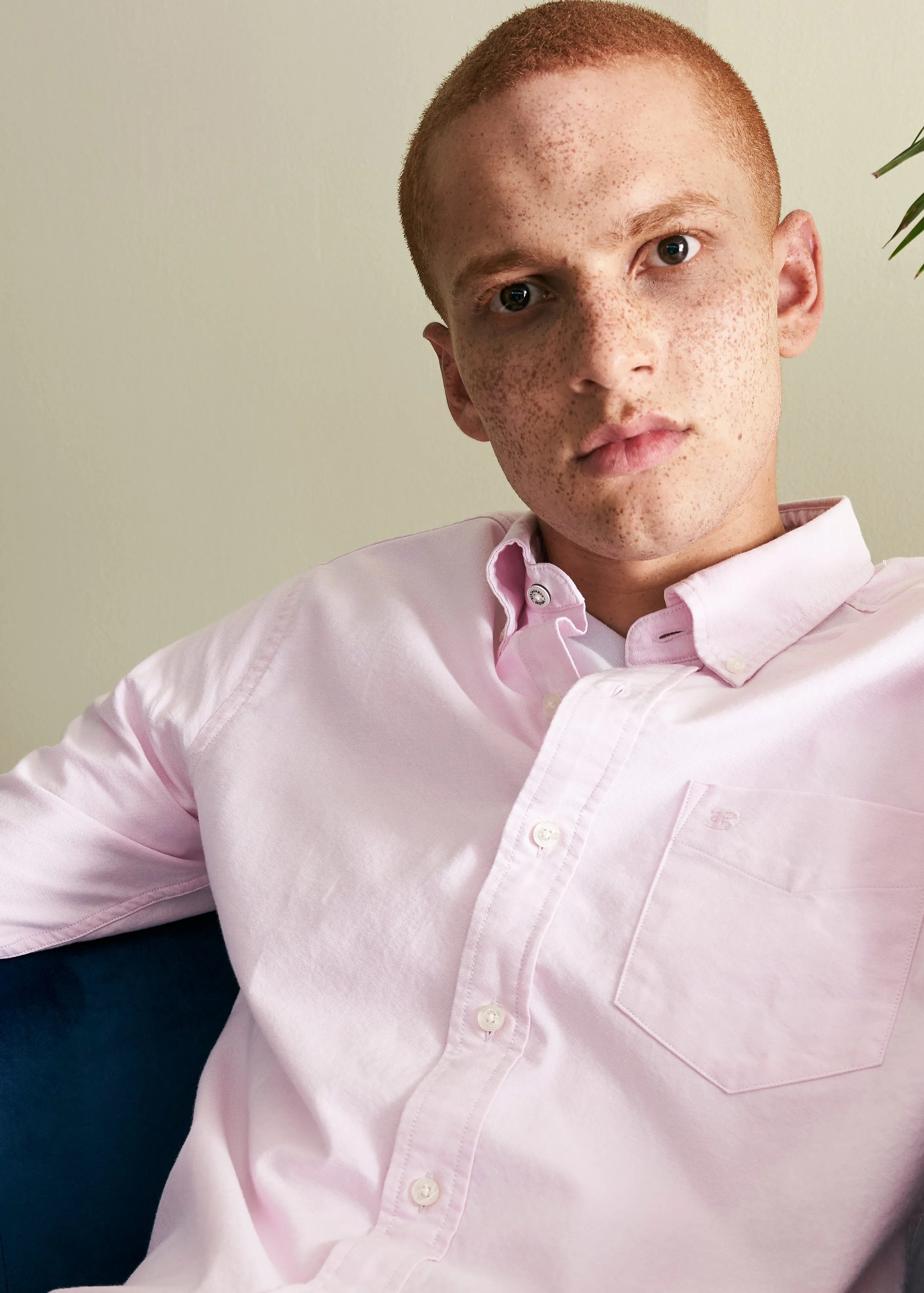 Brighton Oxford Organic Shirt - Dusty Pink sold by Ben Sherman product image thumbnail 4