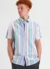 Short Sleeve Brighton Oxford Organic Stripe Shirt sold by Ben Sherman