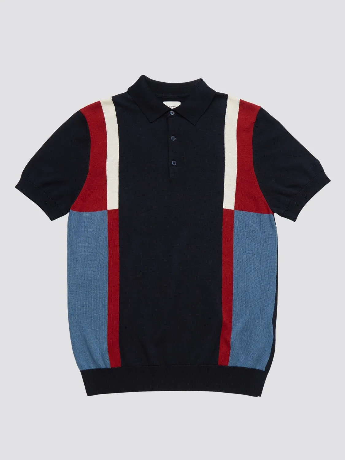 Signature Colorblock Mod Knit Polo - Navy sold by Ben Sherman product image thumbnail 3
