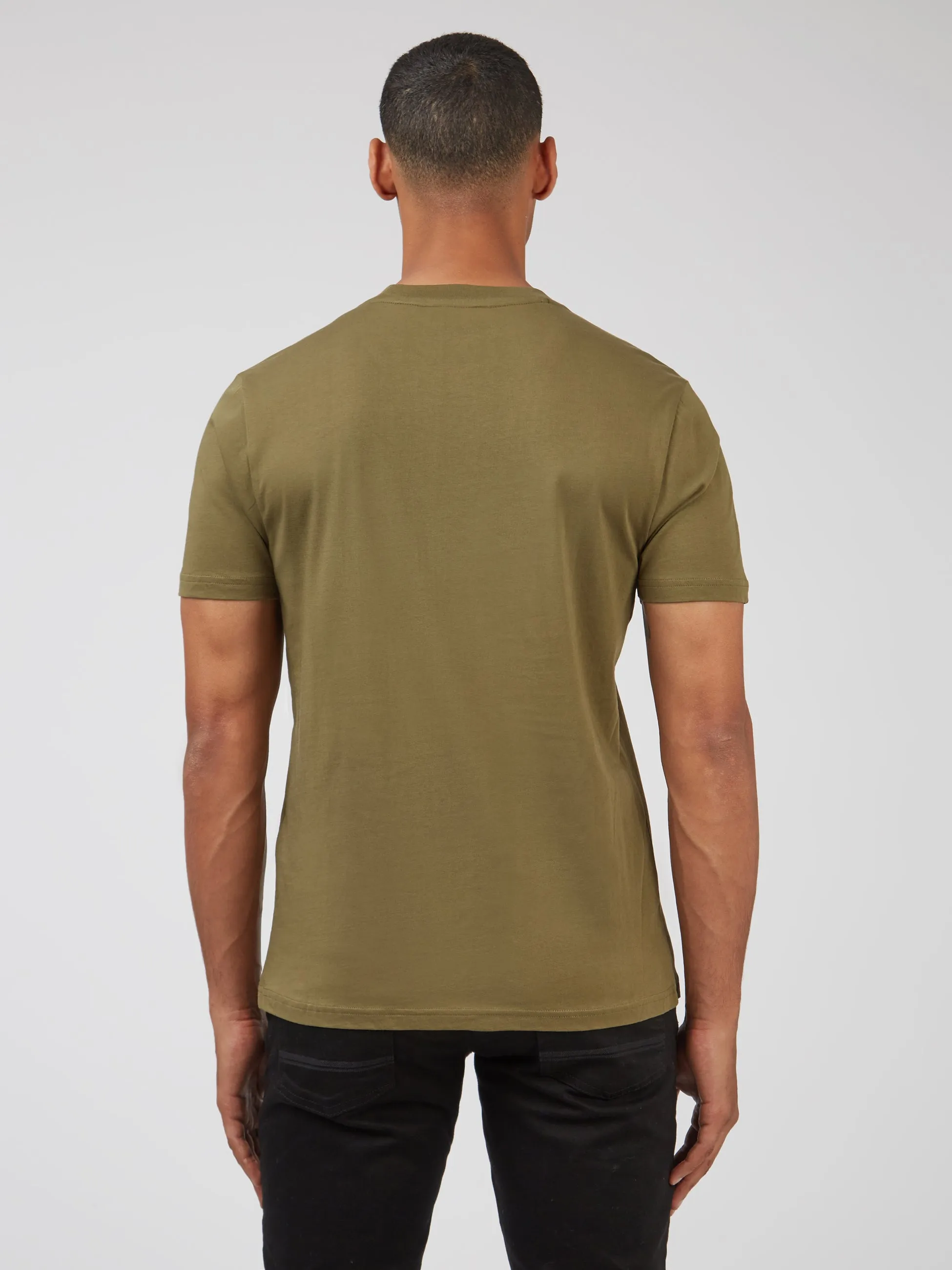 Organic Jersey Culture Graphic Tee - Camouflage sold by Ben Sherman product image thumbnail 4
