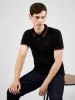 Signature Organic Cotton Polo - Black sold by Ben Sherman