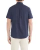 Short-Sleeve Dash Dot Checkerboard Shirt - Midnight sold by Ben Sherman
