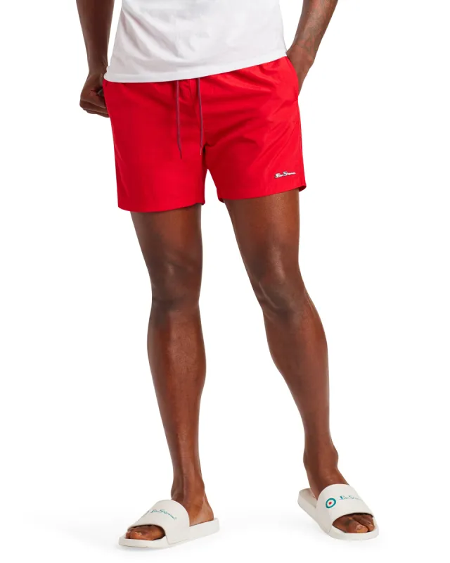 Men's South Beach Swim Short - Red sold by Ben Sherman