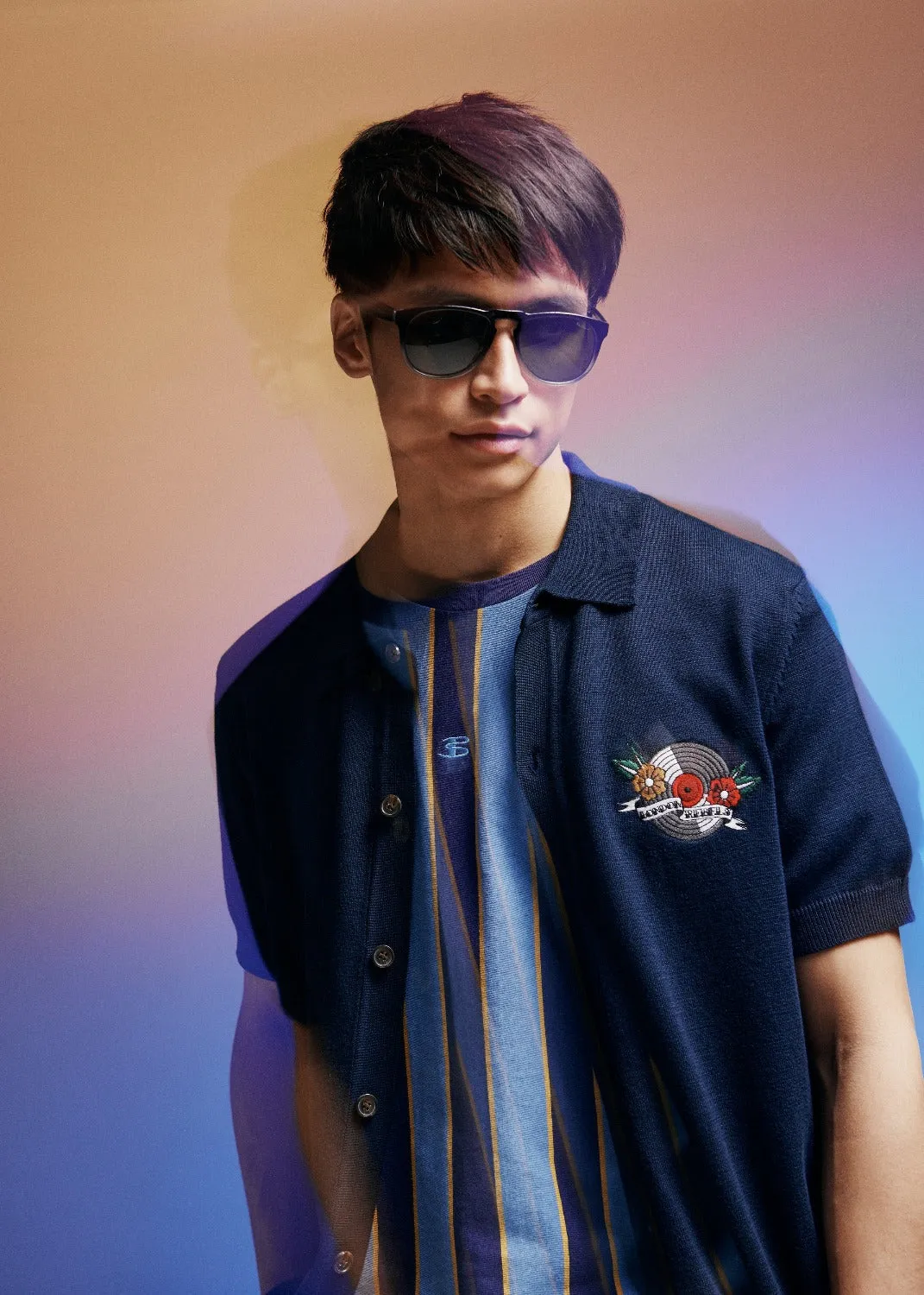 B by Ben Sherman London Rebels Knit Polo sold by Ben Sherman product image thumbnail 4