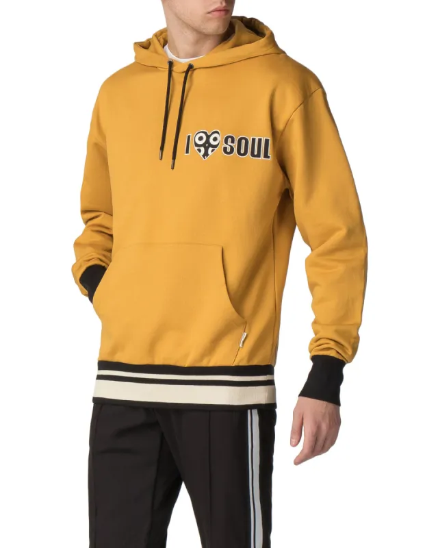 Mercerized Sweat Hoodie - Yellow sold by Ben Sherman