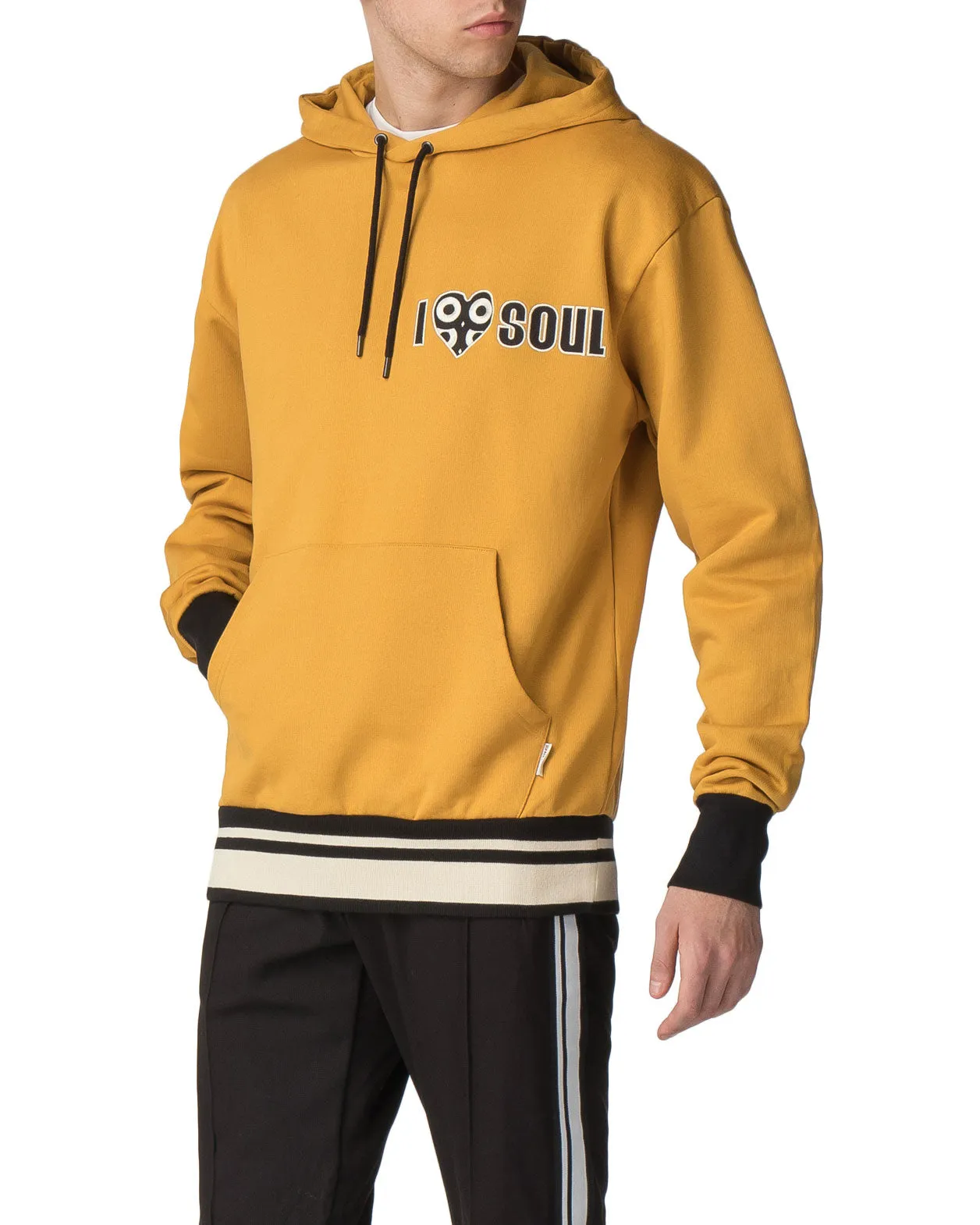 Mercerized Sweat Hoodie - Yellow sold by Ben Sherman