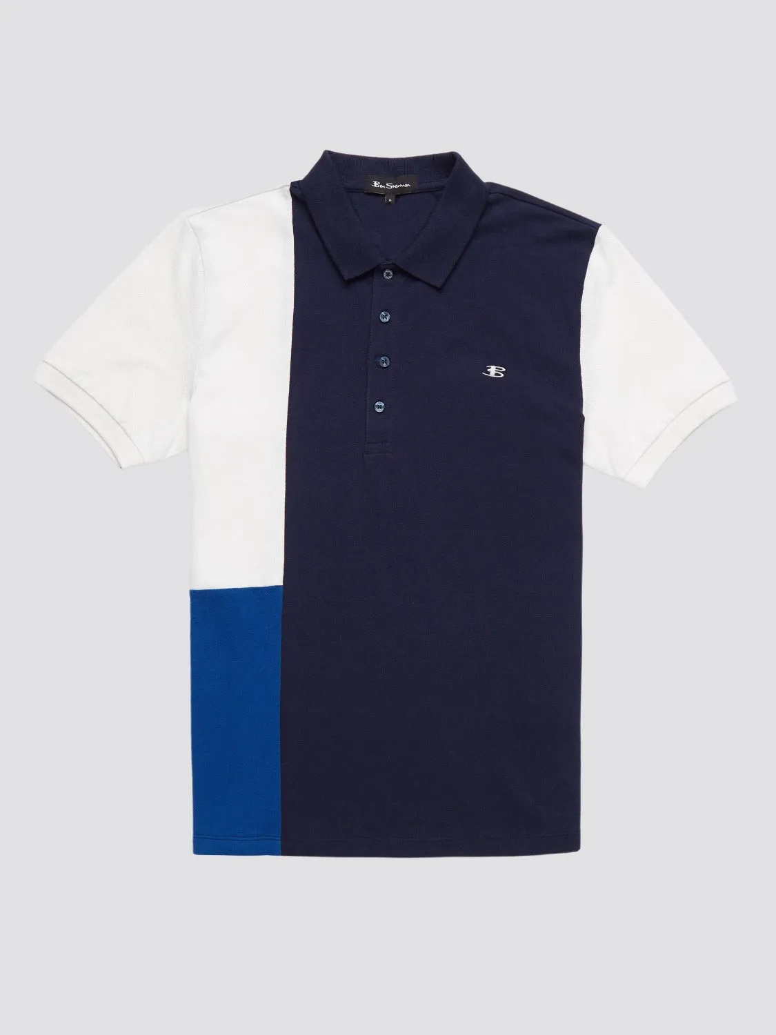 B by Ben Sherman Colorblock Polo - Marine sold by Ben Sherman product image thumbnail 2