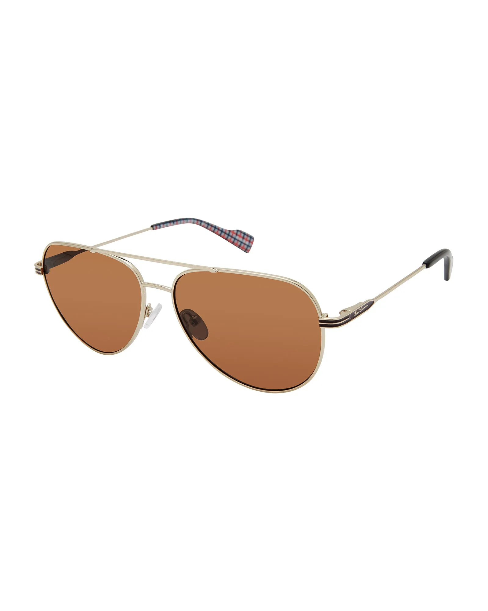 Shaftesbury Polarized Eco-Green Sunglasses - Gold sold by Ben Sherman