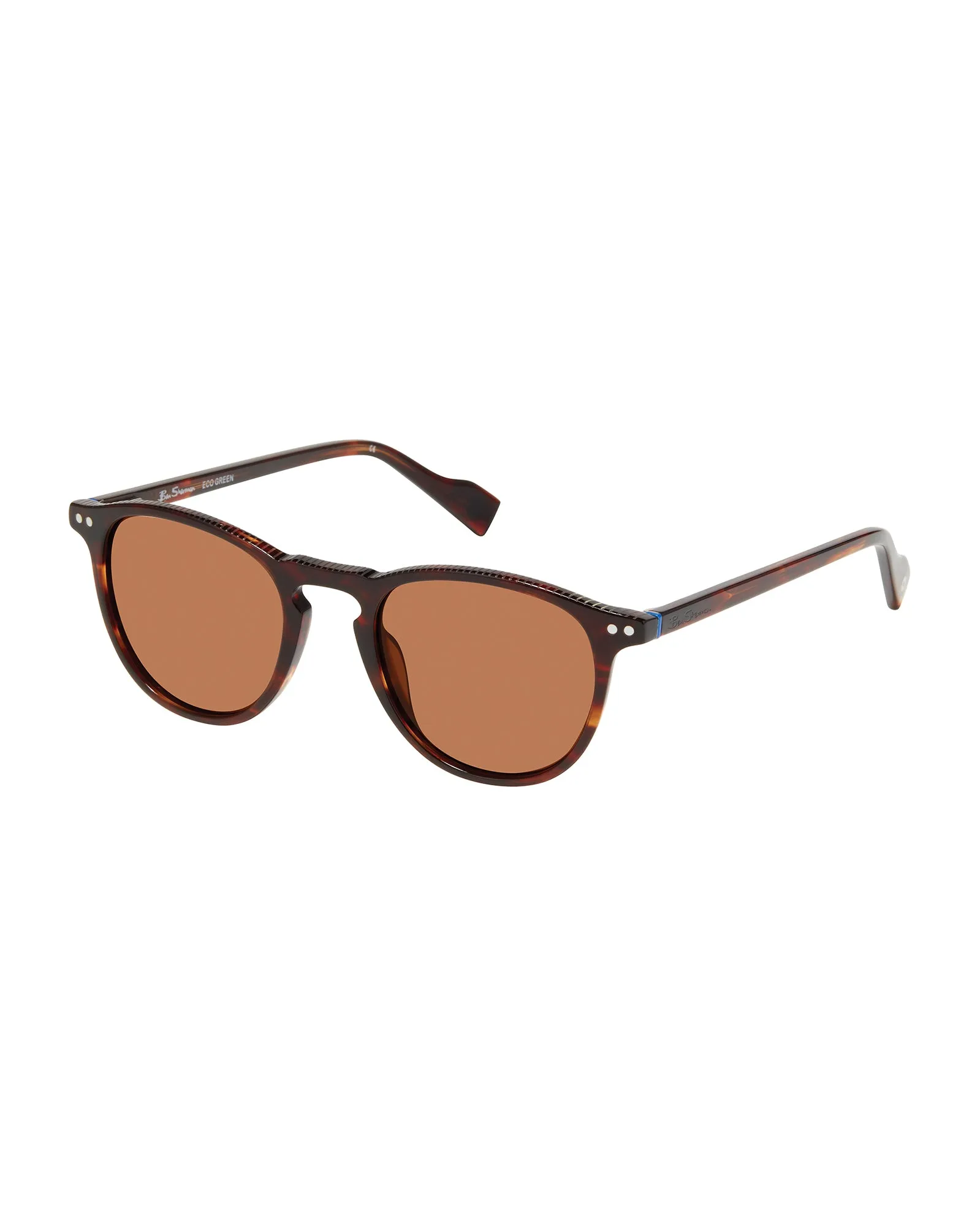 Grove Eco-Green Round Sunglasses - Brown sold by Ben Sherman