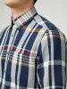 Herringbone Check - Dark Navy sold by Ben Sherman