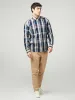 Herringbone Check - Dark Navy sold by Ben Sherman