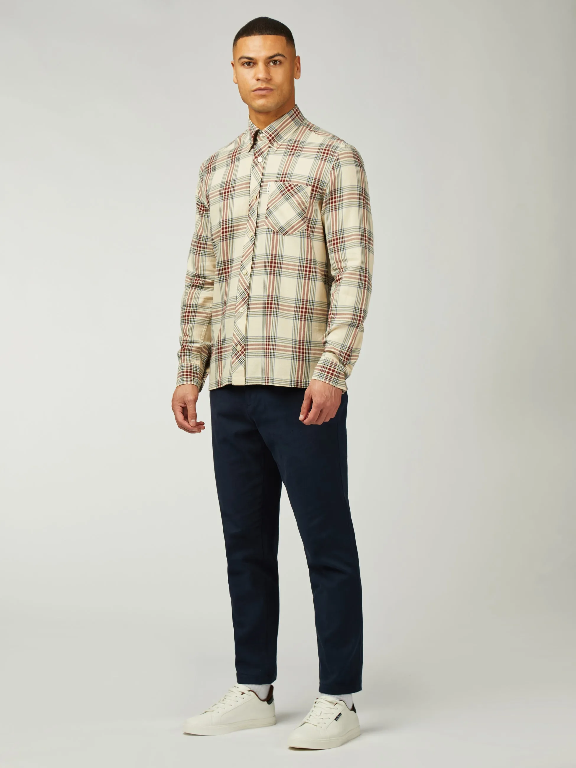 Grid Check - Fog sold by Ben Sherman product image thumbnail 2