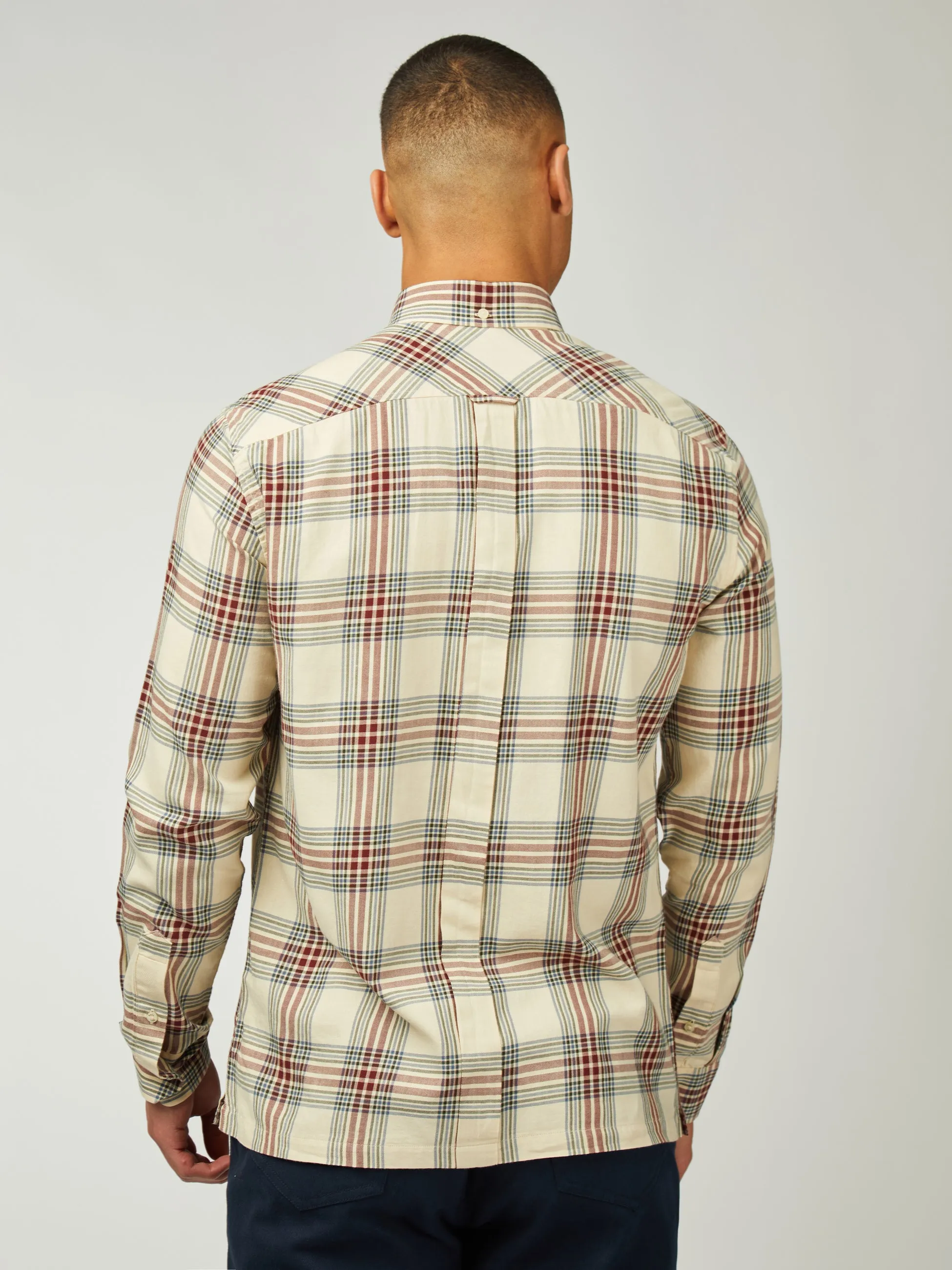 Grid Check - Fog sold by Ben Sherman product image thumbnail 3