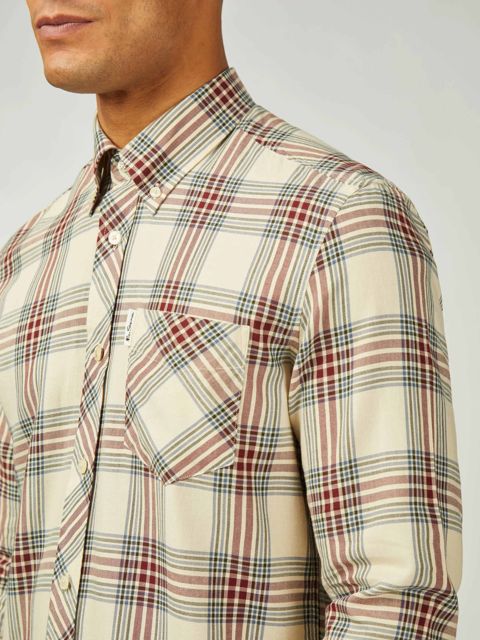 Grid Check - Fog sold by Ben Sherman product image thumbnail 4