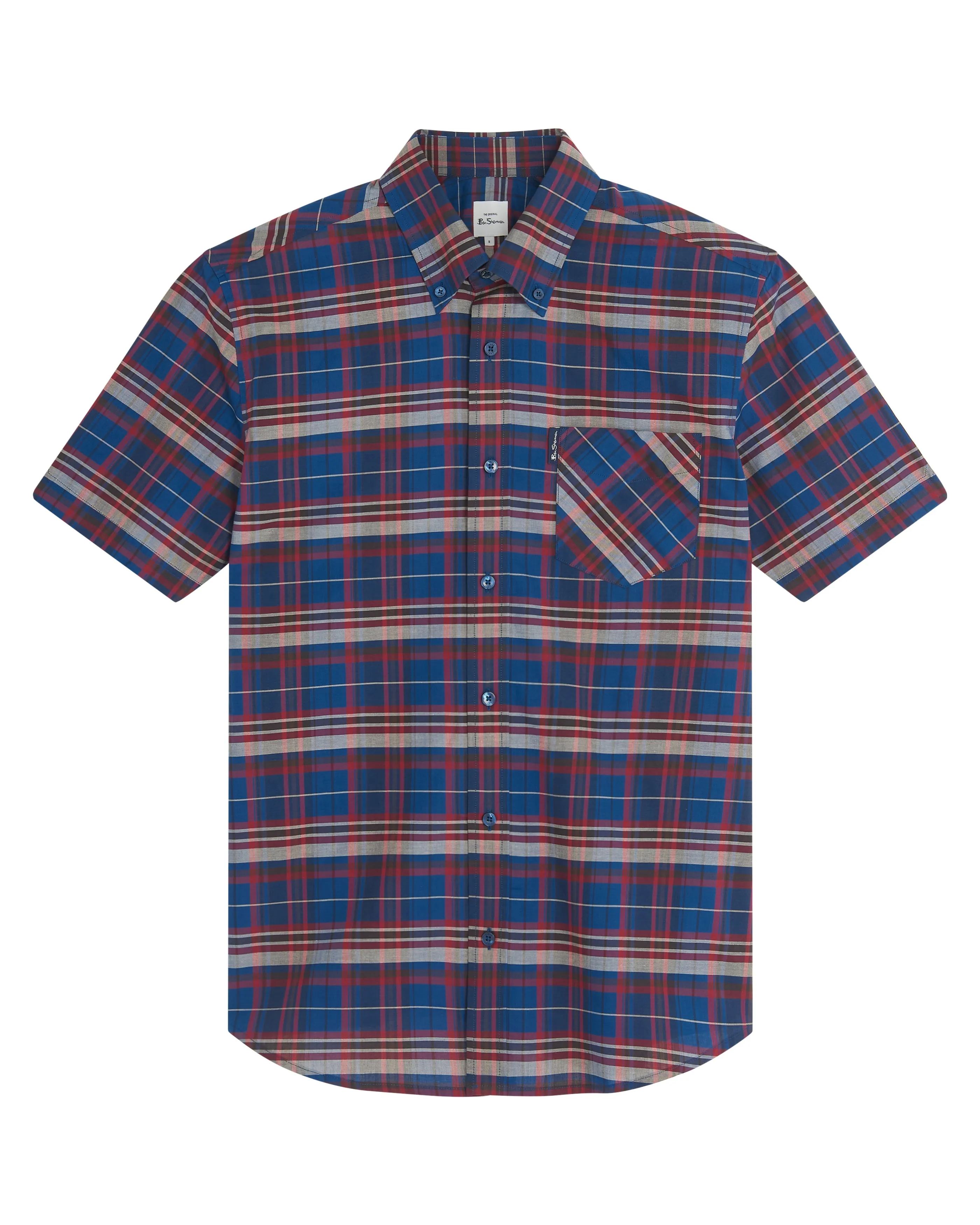 Classic Check Short Sleeve - Royal Blue sold by Ben Sherman product image thumbnail 5