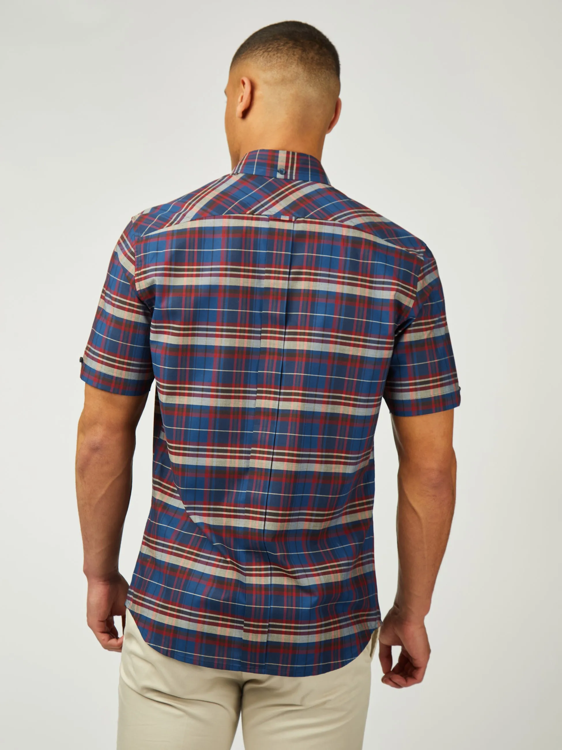 Classic Check Short Sleeve - Royal Blue sold by Ben Sherman product image thumbnail 3