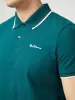 Signature Pique Polo - Jade sold by Ben Sherman