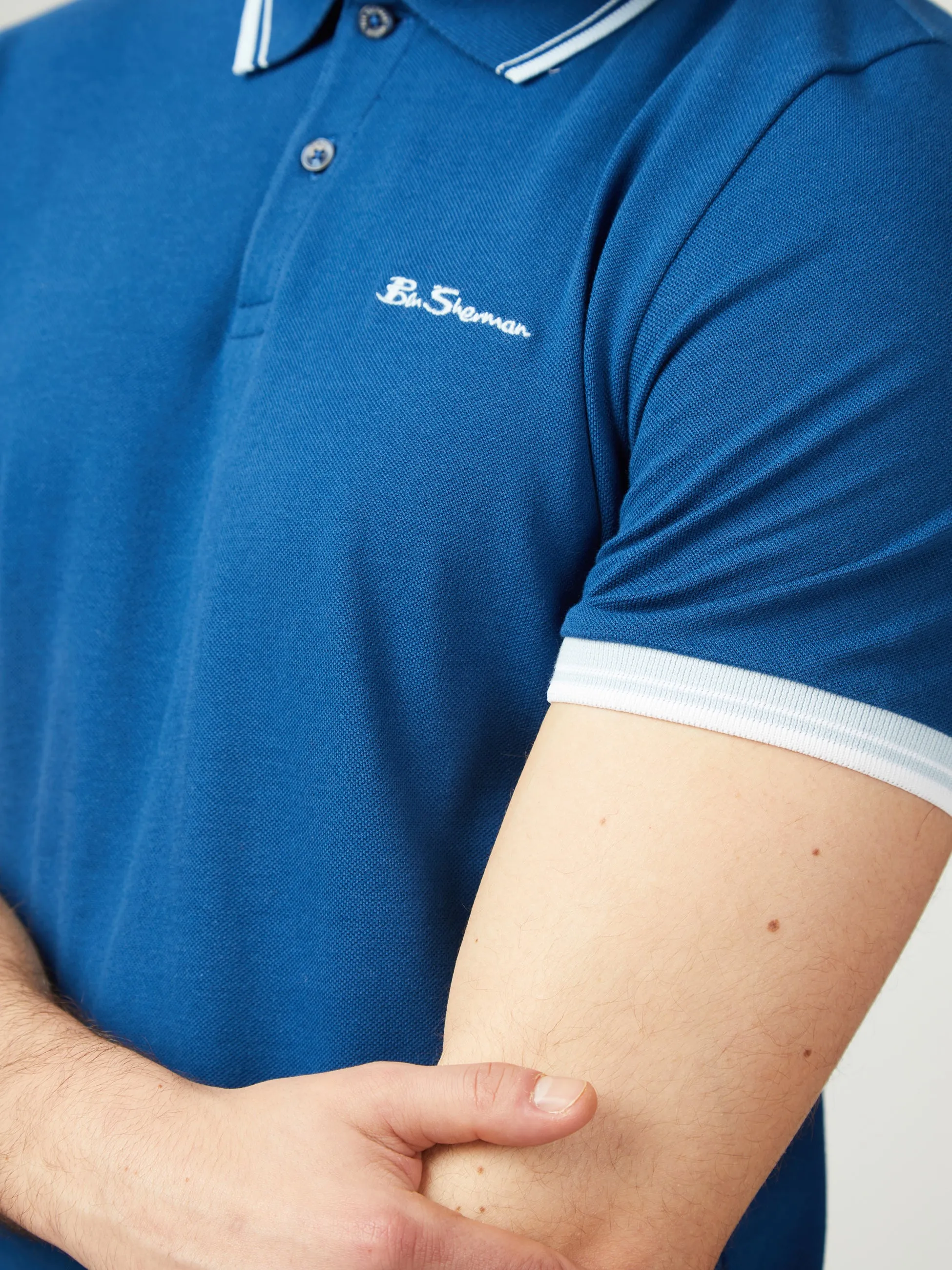 Signature Pique Polo - Royal Blue sold by Ben Sherman product image thumbnail 5