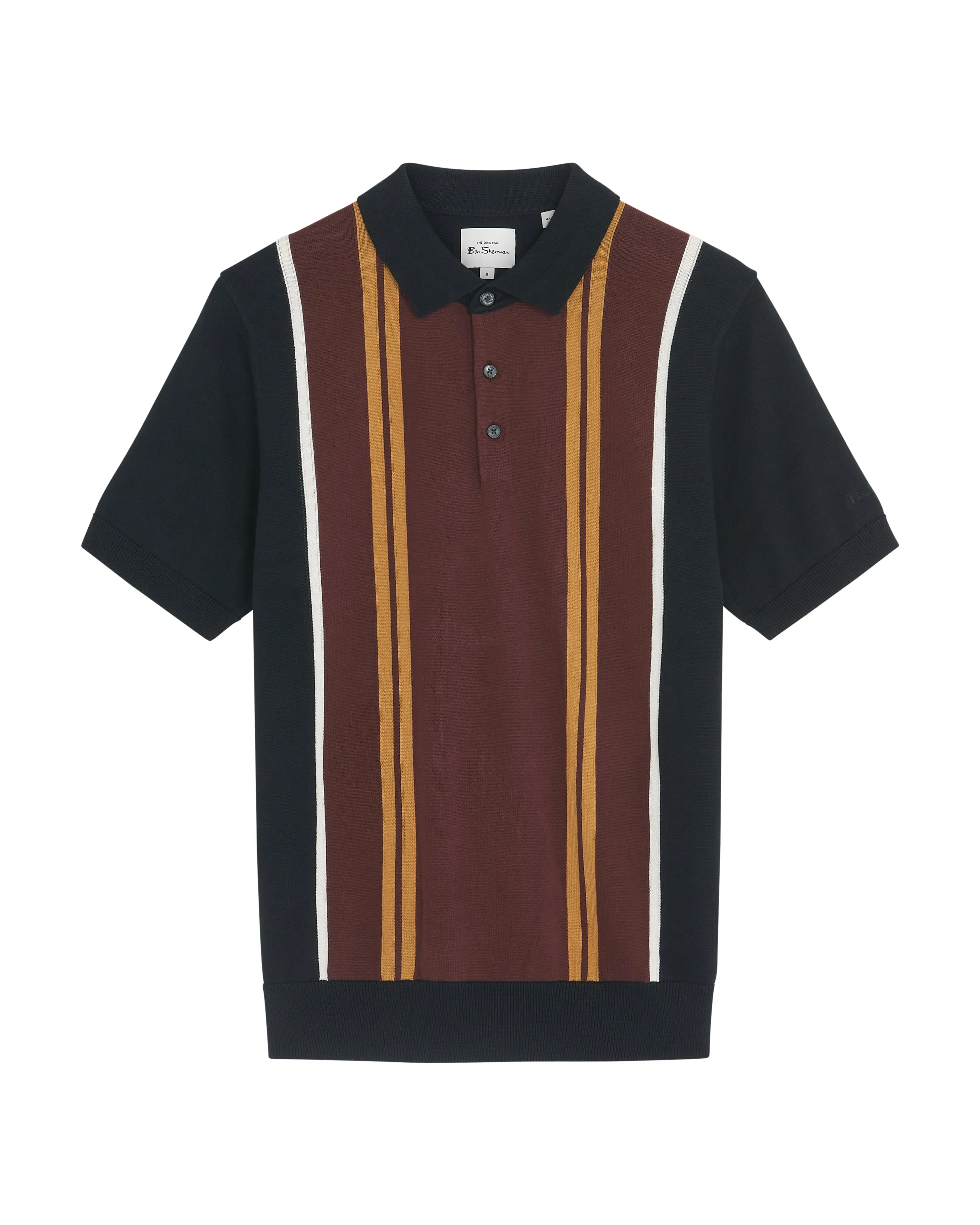 Vertical Stripe Polo - Black sold by Ben Sherman product image thumbnail 5