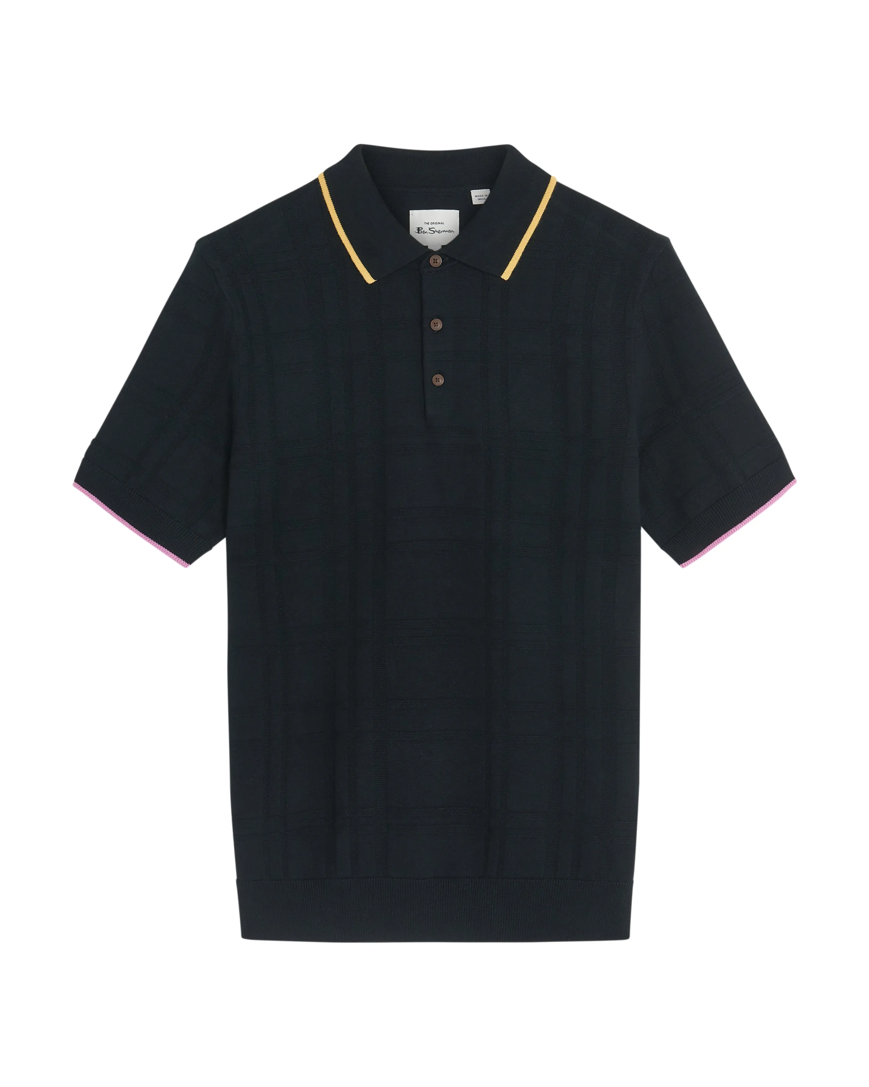 Tartan Polo - Black sold by Ben Sherman product image thumbnail 5