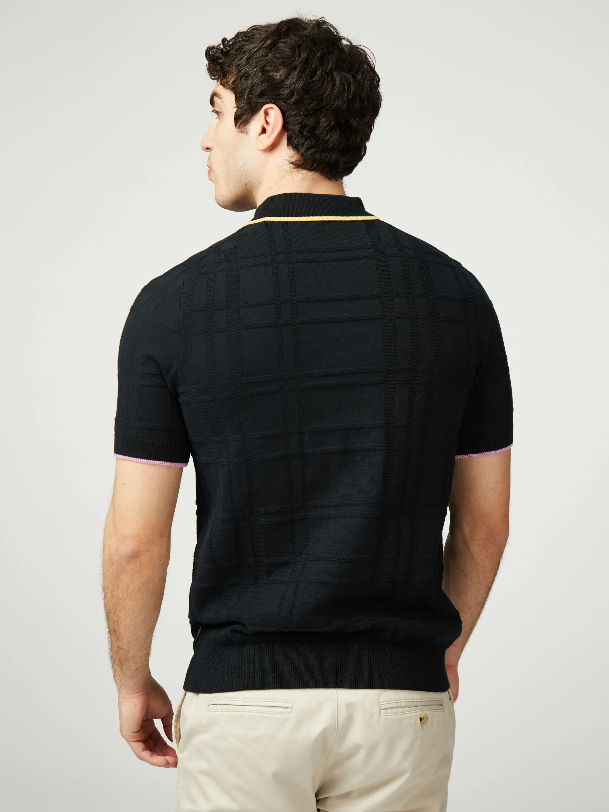 Tartan Polo - Black sold by Ben Sherman product image thumbnail 3