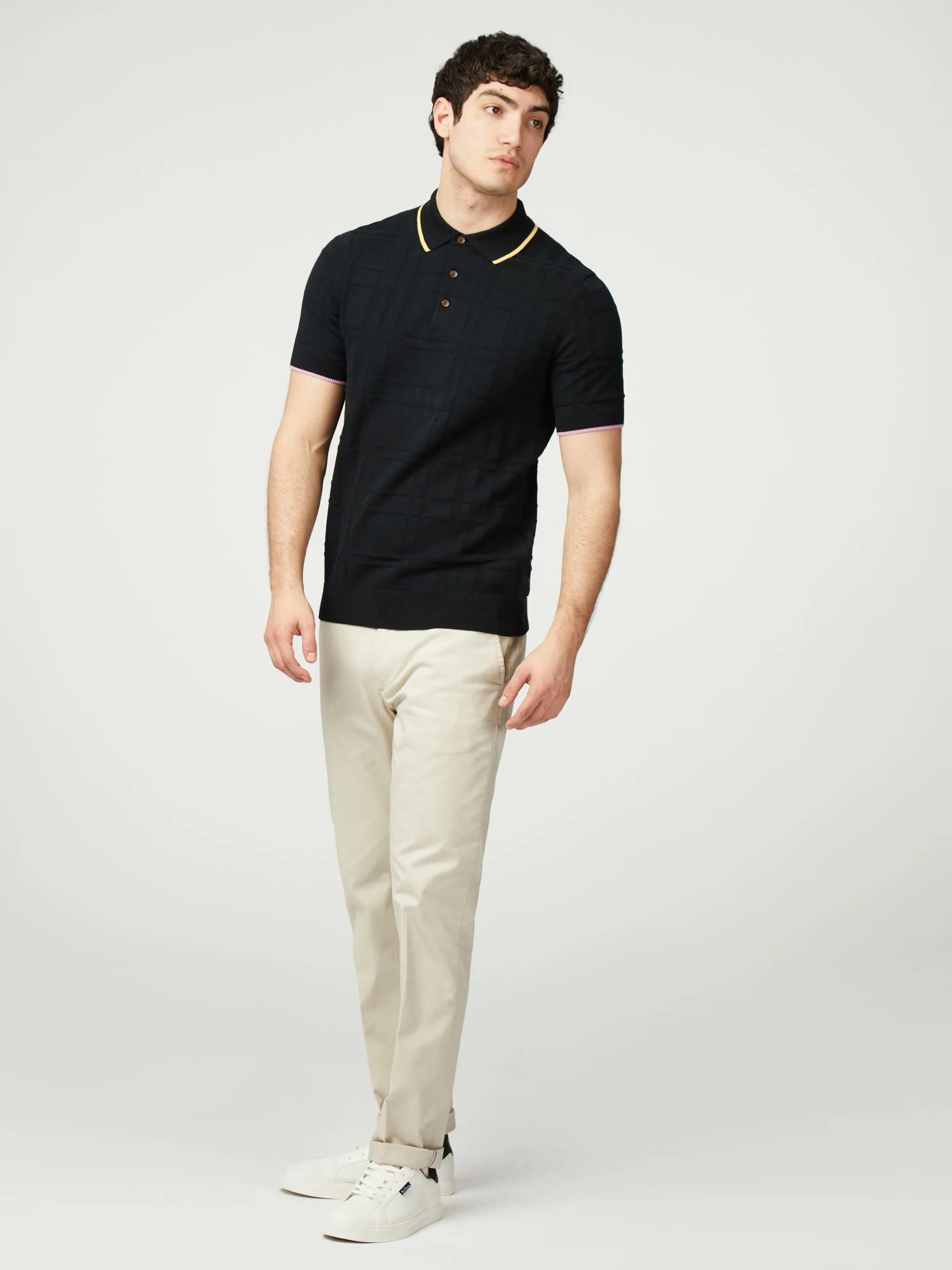 Tartan Polo - Black sold by Ben Sherman product image thumbnail 2