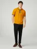 Placket Interest Polo - Antique Gold sold by Ben Sherman